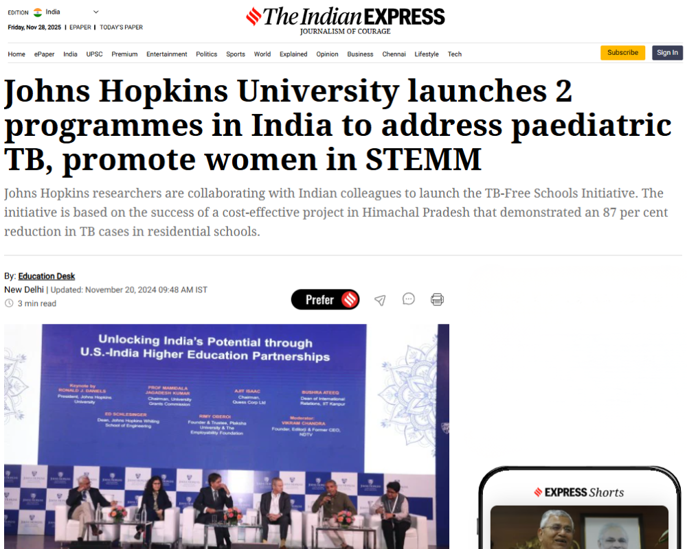 Jhon Hopkins - News articles (1)